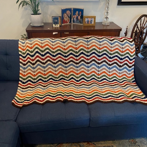 Other - Hand crocheted throw blanket